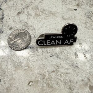Lawless Clean AF‎ decorative push-pin